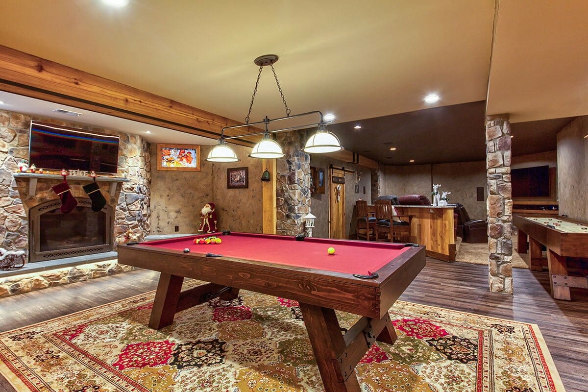 Pool-Table-Fireplace