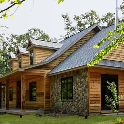 Golden Rule Builders, Inc., Woodland Cabin, Custom New Home Construction, Exterior