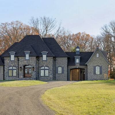 Golden Rule Builders, Inc. - French Country Home External Front of House